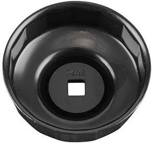 KS Tools 150.9338 - Chiave per filtro olio, 3/8" (76 mm), 76-12 - Ilgrandebazar
