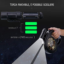 Carica l'immagine nel visualizzatore di Gallery, SPLAKS Guinzaglio per Cani, Cani Retrattile 8M con Luce e...