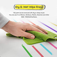 Carica l'immagine nel visualizzatore di Gallery, Pennarelli Gesso Liquido di DIGIELE, 8 Colori Assortiti Brillanti con 32... - Ilgrandebazar