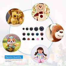 Carica l&#39;immagine nel visualizzatore di Gallery, N/B Occhi di Sicurezza per Amigurumi 615 Pezzi 6-14mm Plastica...