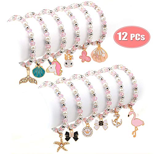 Tacobear 12 Pezzi Braccialetti Bambina Ragazza Bracciale Amicizia 1-strato - Ilgrandebazar