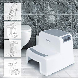 BAMNY Sgabello Antiscivolo Progettato Appositamente per i Bambini,