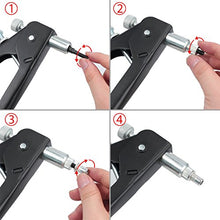 Carica l&#39;immagine nel visualizzatore di Gallery, ESYNiC Kit Rivettatrice Professionale con 86pz Rivetti Blu Con M3-m8 - Ilgrandebazar