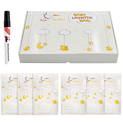 Le Bustine Corredino del Neonato Ospedale MADE IN ITALY, 6 Sacchetti Grandi... - Ilgrandebazar