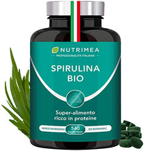 Carica l'immagine nel visualizzatore di Gallery, Spirulina BIO 1500 mg Al Giorno  540 Compresse Con il 60% di Proteine It