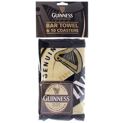 Guinness - Serviette De Bar + Sous Verre À Bierre x10 taglia unica - Ilgrandebazar