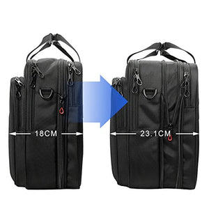 KROSER Borsa per Laptop da 18,5 Pollici XXL Messenger Espandibile...