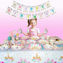 Carica l&#39;immagine nel visualizzatore di Gallery, Yidaxing 131 Pezzi Decorazioni Compleanni Unicorno, Unicorno Party Kit... - Ilgrandebazar