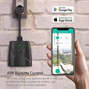 Presa WiFi da Esterno Impermeabile Teckin 16A 4000W Intelligente...