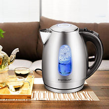Carica l&#39;immagine nel visualizzatore di Gallery, Aigostar Queen 30CDZ - Bollitore elettrico in acciaio inossidabile con... - Ilgrandebazar