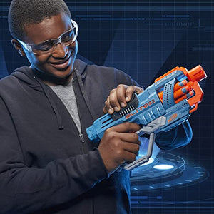 Hasbro Nerf Elite 2.0-Commander RD-6 (blaster con tamburo rotante e 12 dardi inclusi), Multicolore, 6.7 x 36.2 x 24.1 cm