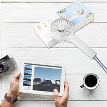 Carica l'immagine nel visualizzatore di Gallery, Zorara Ventilatore Palmare USB, Mini Portatile con Bianco