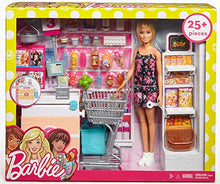 Carica l&#39;immagine nel visualizzatore di Gallery, Barbie- Bambola, Supermercato, Carrello Funzionante e Tanti Accessori,... - Ilgrandebazar