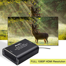 Carica l'immagine nel visualizzatore di Gallery, AMANKA 1080P Scart a HDMI Convertitore Adattatore con a Alluminio