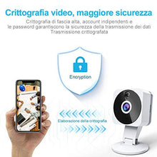 Carica l&#39;immagine nel visualizzatore di Gallery, Telecamera Wi-fi Interno Senza fili, NIYPS Full HD 1080P Videocamera bianco - Ilgrandebazar
