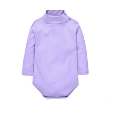 Carica l&#39;immagine nel visualizzatore di Gallery, CuteOn Bambino Ragazzi Ragazze Solido Colore Di base Dolcevita Cotone Body... - Ilgrandebazar