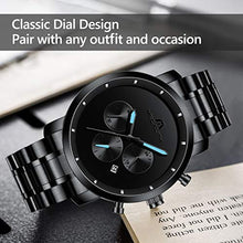Carica l&#39;immagine nel visualizzatore di Gallery, Orologio Uomo Orologi da Polso Militare Cronografo Grandi Sportivo Model 1 - Ilgrandebazar