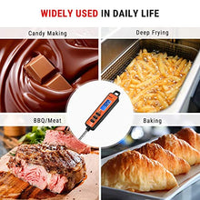 Carica l&#39;immagine nel visualizzatore di Gallery, ThermoPro TP01S Termometro da Cucina Professionale con Lettura Istantanea con Sonda Lunga, Termometro Carne Digitale per Alimenti, Latte, Dolci, Olio Frittura, Liquidi, Cibo, Barbecue, Vino e Griglia