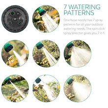 Carica l&#39;immagine nel visualizzatore di Gallery, Navaris Tubo Estensibile da Giardino - 2,5-7,5m Pistola 7 funzioni