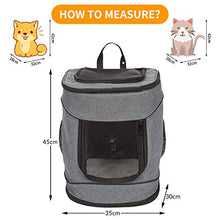 Carica l'immagine nel visualizzatore di Gallery, Arkmiido trasportino gatto , Traspirante Zaino per Cani Gatti 6kg,...