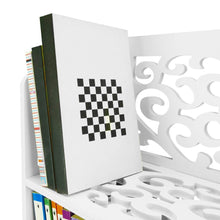 Carica l&#39;immagine nel visualizzatore di Gallery, PrimeMatik - Scaffale in Legno-plastica Libreria Decorativa a 4 Ripiani... - Ilgrandebazar