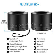 Carica l&#39;immagine nel visualizzatore di Gallery, DuoTen Cassa Bluetooth, Altoparlante Bluetooth Portatile 6W, Bassi Profondi,...