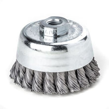 Carica l'immagine nel visualizzatore di Gallery, LESSMANN, 485237, Topfbürste annodato il filo di acciaio M14, 90 90 x 0.5 mm - Ilgrandebazar