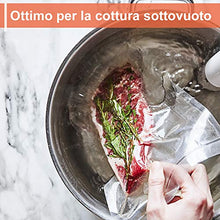 Carica l&#39;immagine nel visualizzatore di Gallery, YISSVIC Sacchetti per Sottovuoto, 2 Rotoli 20x500 cm +2 28x500 cm...