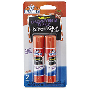 Elmer's E522 - Bastoncini di colla per la scuola, 0,21 oz, confezione da 2 - Ilgrandebazar