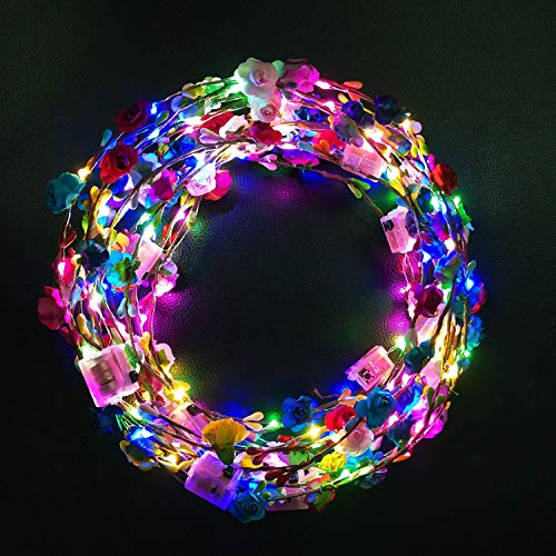 LED Light up ghirlanda di fiori Glow ghirlanda fascia ... - Alibaba LED Light up ghirlanda di fiori Glow ghirlanda fascia ... - Alibaba