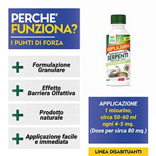 Carica l&#39;immagine nel visualizzatore di Gallery, Albagarden - Disabituante Repellente Barriera Per Serpenti Dissuasore Naturale Per Allontanare Vipere Bisce Rettili Talpe - Effetto Scaccia Animali Senza Veleno e Ultrasuoni - Granulare x 1 Lt