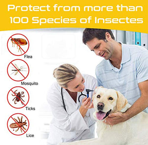 Collare Antipulci Cane Impermeabile, Collari Antiparassitario per Cani 1
