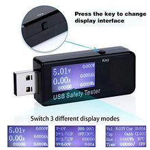 Carica l&#39;immagine nel visualizzatore di Gallery, AMANKA Digitale USB QC3.0 Tester Multimetro 3V-30V 0-5.1A Display Tester...