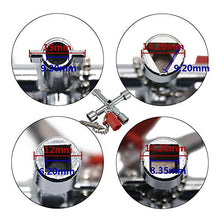 Carica l&#39;immagine nel visualizzatore di Gallery, Chiave a brugola universale per chiave a triangolo con a croce...