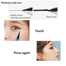 Carica l&#39;immagine nel visualizzatore di Gallery, Eyeliner Peacock Waterproof Long Lasting Nero Liquid Eye Liner nero - Ilgrandebazar