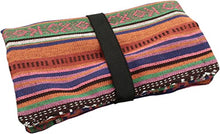 Carica l'immagine nel visualizzatore di Gallery, Russo Handmade: Astuccio Portatabacco e Accessori Artigianale in Tessuto. Uomo/Donna con Doppia Cerniera per Tabacco e Filtri, 4 Scomparti (Mélange rosso)