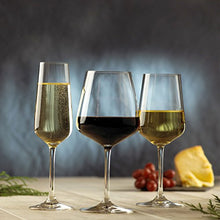 Carica l&#39;immagine nel visualizzatore di Gallery, Villeroy &amp; Boch Ovid Flûte, 250 ml, Cristallo, Trasparente, Set di 4 - Ilgrandebazar