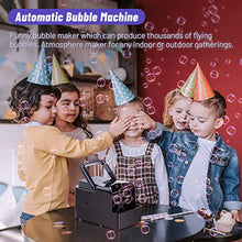 Carica l'immagine nel visualizzatore di Gallery, Macchina per Bolle, Soffiatore di Bolle Automatico, Creatore di Bolle Portatile Supporta Più Modalità di Alimentazione (Plug-in/Batterie/Power Bank) e Due Livelli di Velocità