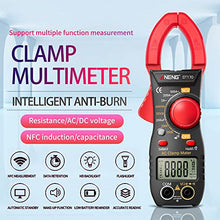 Carica l'immagine nel visualizzatore di Gallery, Pinza Amperometrica,Amperometro di Corrente DC/AC: 500A/600V A,Intervallo Automatico di Conteggi True-RMS 2000, Con funzione di rilevamento della parete divisoria NCV(Corrente DC/AC)