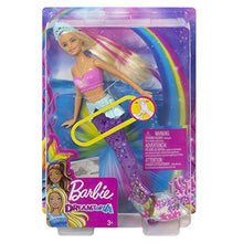 Carica l&#39;immagine nel visualizzatore di Gallery, Barbie Dreamtopia Bambola Sirena, Bionda con Coda che Si Muove e Luci, Giocattolo per Bambini 3 + Anni, Multicolore, GFL82, Esclusivo Amazon