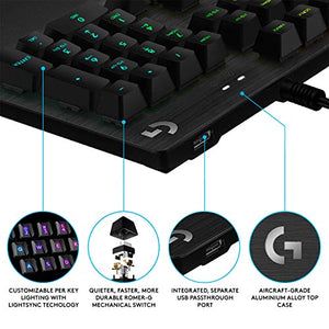 Logitech G512 SE Tastiera Gaming Meccanica, Tasti Retroilluminati LIGHTSYNC...