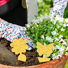 Carica l'immagine nel visualizzatore di Gallery, 30 PCS Trappola per Mosche Acchiappamosche Adesivo Plant Flycatcher Trappola per Mosche della Frutta Trappola per Insetti per Moscerini, Afidi, Mosche Minatori e Mosche Bianche (30 PCS)