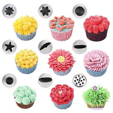 Carica l'immagine nel visualizzatore di Gallery, Decorazione Torta, Gyvazla 32 Pieces with 20 Punte in Acciaio Inox, 5 Grande... - Ilgrandebazar
