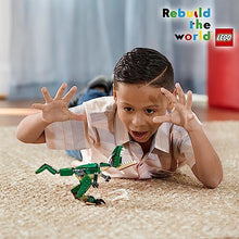Carica l&#39;immagine nel visualizzatore di Gallery, LEGO 31058 Creator Dinosauro, Set Animali Giocattolo 3 in 1 per Costruire, Giochi per Bambini, Bambine, Ragazzi e Ragazze con T. Rex o Triceratopo o Pterodattilo in Mattoncini, Idee Regalo Creative