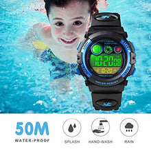 Carica l&#39;immagine nel visualizzatore di Gallery, Orologio da bambini per ragazzi, orologio polso impermeabile 5 ATM con... - Ilgrandebazar