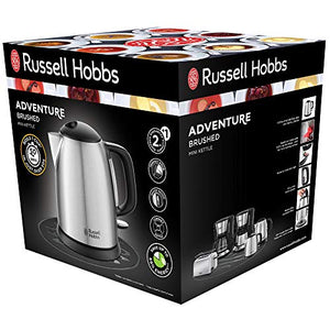 Russell Hobbs 24991-70 Bollitore Compatto Adventure, Capacita 1L, Acciaio