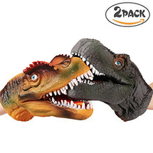Carica l&#39;immagine nel visualizzatore di Gallery, vamei 2pcs Velociraptor Dinosaur Puppet Mano Jurassic World Park Kids... - Ilgrandebazar