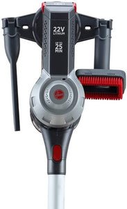 Hoover FD22G Scopa Ricaricabile 2 in 1 Freedom, senza sacchetto, Autonomia fino a 25 minuti, Serbatoio da 0.7 litri, 76 dB, Grigio Perlato