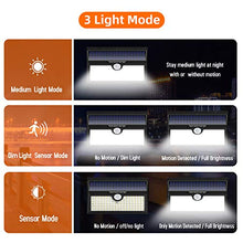 Carica l&#39;immagine nel visualizzatore di Gallery, Luce Solare Led Esterno,【2019 Super Luminosa 138LED-1400 lumen】iPosible Luci... - Ilgrandebazar