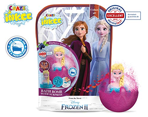 CRAZE 12734 Palla da Bagno con Sorpresa, fragranza: Frozen